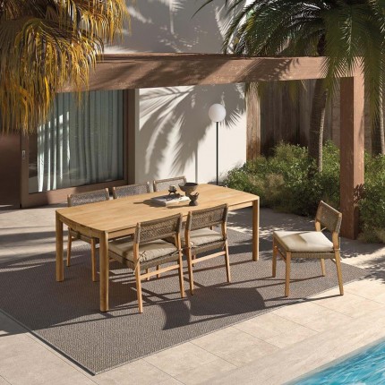 Table de jardin Tunis 210x90cm Gescova