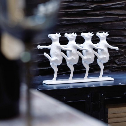 Deco dancing cows white Kare Design