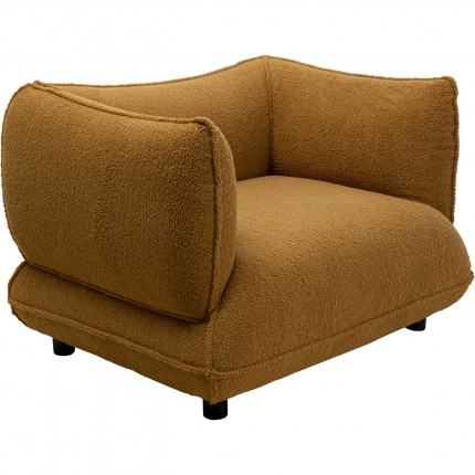 Armchair Gigi brown Kare Design