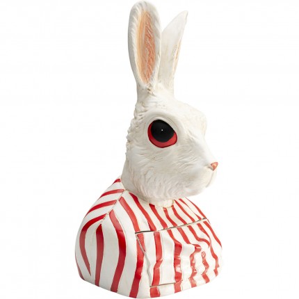 Boîte lapin blanc et rouge Kare Design