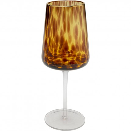 Wine Glass Caramel (4/set) Kare Design