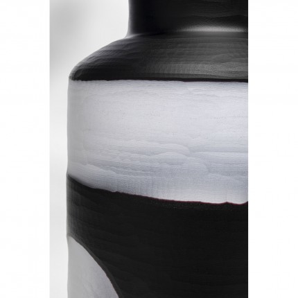 Vase Shadow noir et blanc 44cm Kare Design