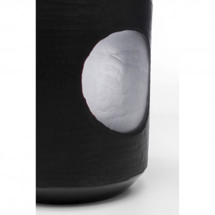 Vase Shadow noir et blanc 44cm Kare Design