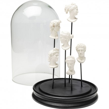 Deco busts under cloche Kare Design