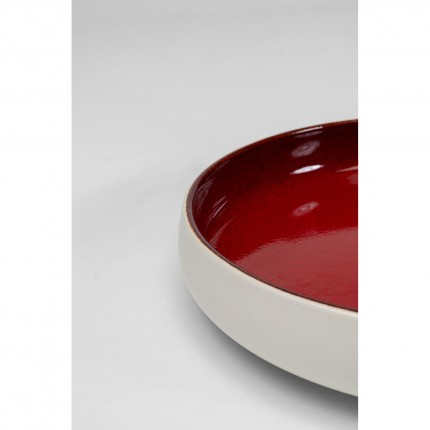 Plate Deep Colorino red Ø21cm (6/set) Kare Design