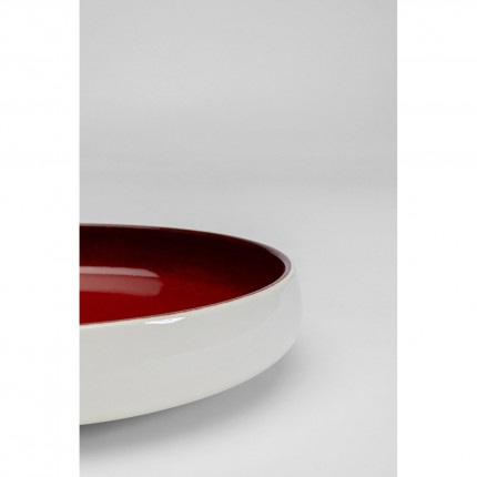 Plate Deep Colorino red Ø21cm (6/set) Kare Design