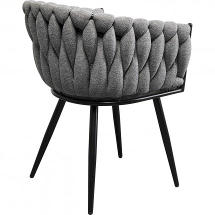 Chair with armrests Dean grey Kare Design