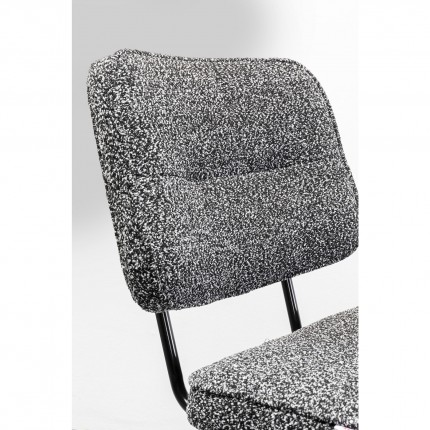 Chair Orelie black and white Kare Design