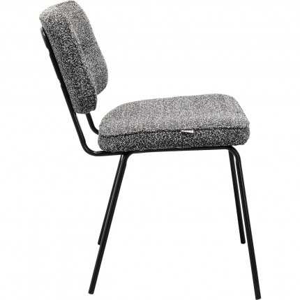 Chair Orelie black and white Kare Design