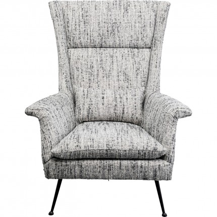 Fauteuil Vegas Forever Melange gris Kare Design