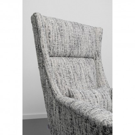 Armchair Vegas Forever Melange grey Kare Design