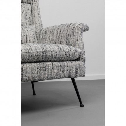 Armchair Vegas Forever Melange grey Kare Design