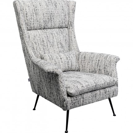 Armchair Vegas Forever Melange grey Kare Design