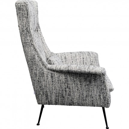 Armchair Vegas Forever Melange grey Kare Design