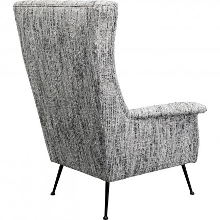 Armchair Vegas Forever Melange grey Kare Design