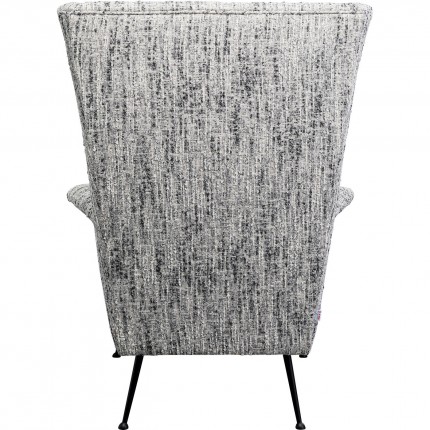 Armchair Vegas Forever Melange grey Kare Design