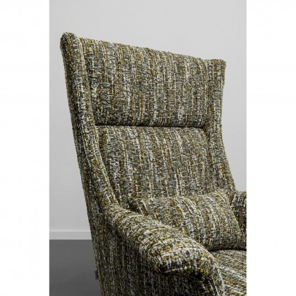 Fauteuil Vegas Forever Melange vert Kare Design