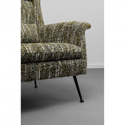 Fauteuil Vegas Forever Melange vert Kare Design