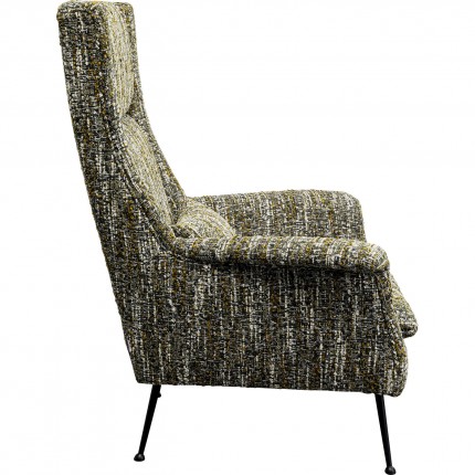 Armchair Vegas Forever Melange green Kare Design