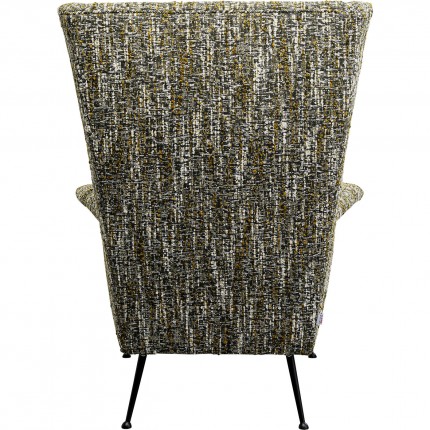 Armchair Vegas Forever Melange green Kare Design