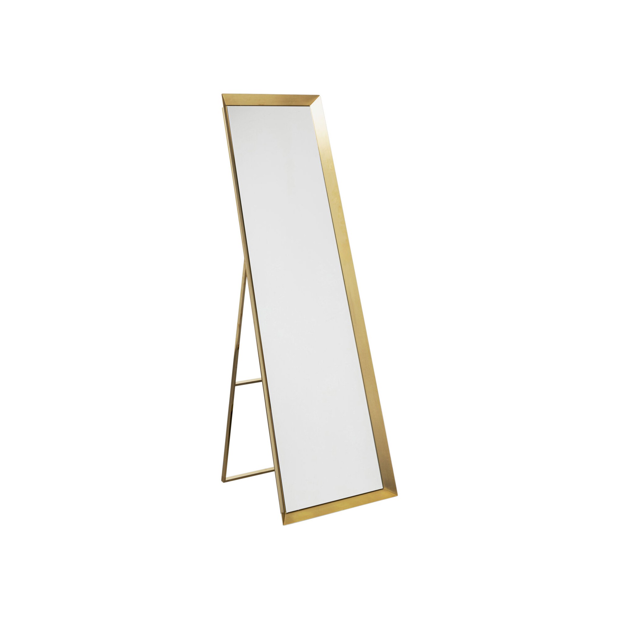 Miroir sur pied Arezzo laiton 53x160cm