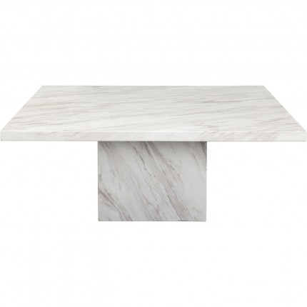 Table basse Artistico 100x100cm blanche Kare Design