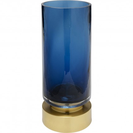 Vase Lumi bleu 31cm Kare Design