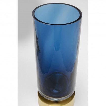 Vase Lumi bleu 31cm Kare Design