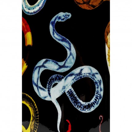 Vase black snake 40cm Kare Design