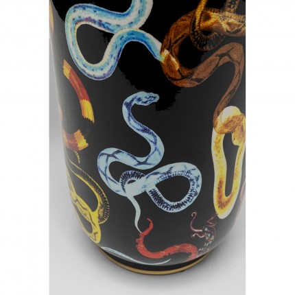 Vase black snake 40cm Kare Design