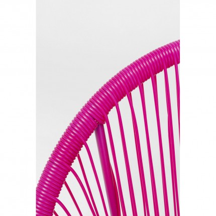 Outdoor Bench Acapulco Mono pink Kare Design