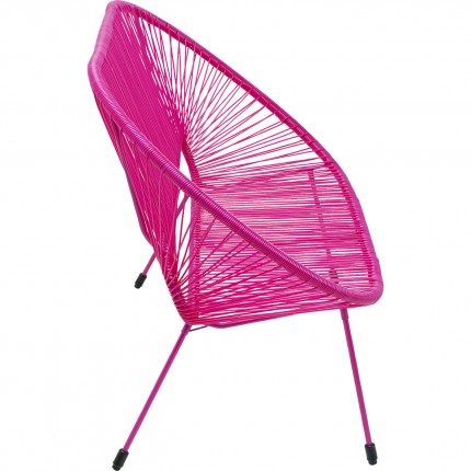 Outdoor Bench Acapulco Mono pink Kare Design