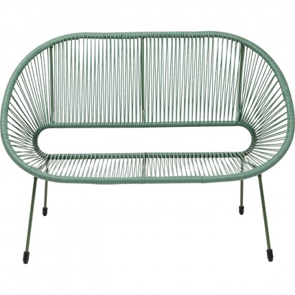 Outdoor Bench Acapulco Mono green Kare Design