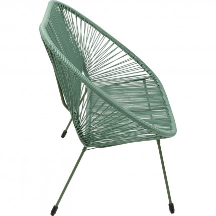 Outdoor Bench Acapulco Mono green Kare Design