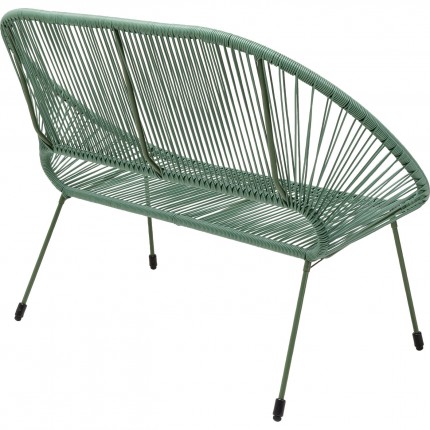 Outdoor Bench Acapulco Mono green Kare Design