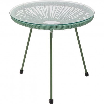 Table d'appoint Acapulco Mono 50cm verte Kare Design