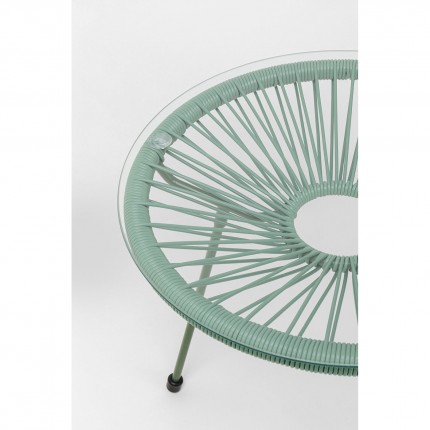 Table d'appoint Acapulco Mono 50cm verte Kare Design