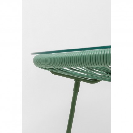 Table d'appoint Acapulco Mono 50cm verte Kare Design