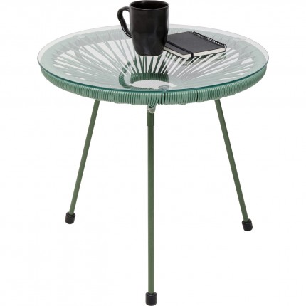 Table d'appoint Acapulco Mono 50cm verte Kare Design