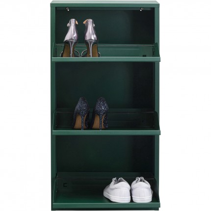 Shoe Container Caruso green 3 drawers Kare Design