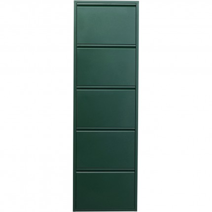 Shoe Container Caruso green 5 drawers Kare Design