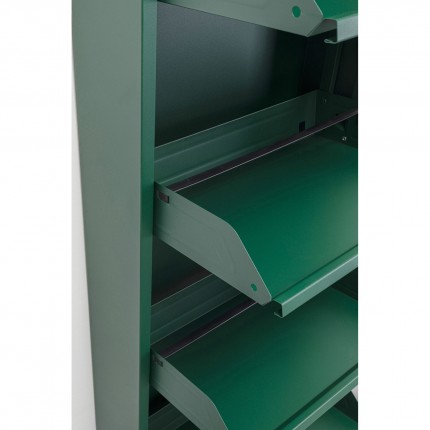 Shoe Container Caruso green 5 drawers Kare Design