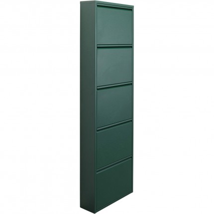 Shoe Container Caruso green 5 drawers Kare Design