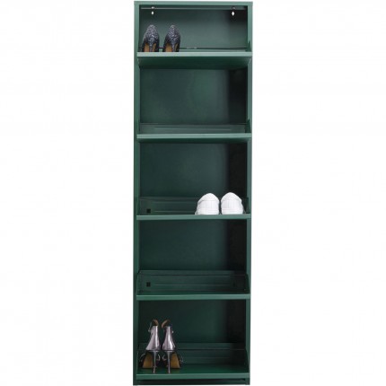 Shoe Container Caruso green 5 drawers Kare Design