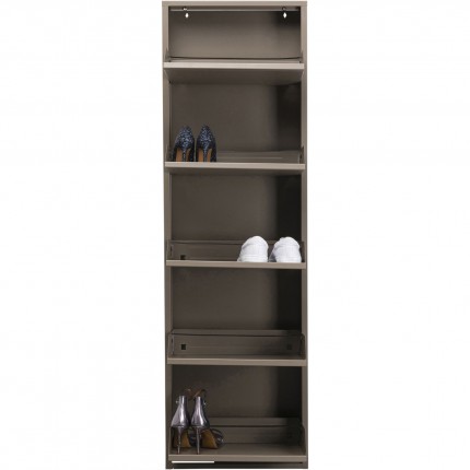 Shoe Container Caruso taupe 5 drawers Kare Design