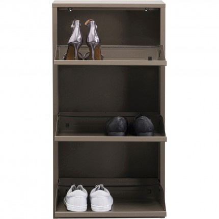 Shoe Container Caruso taupe 3 drawers Kare Design