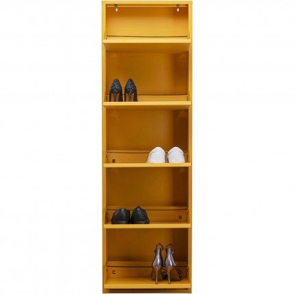 Shoe Container Caruso yellow 5 drawers Kare Design