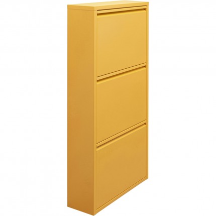 Shoe Container Caruso yellow 3 drawers Kare Design