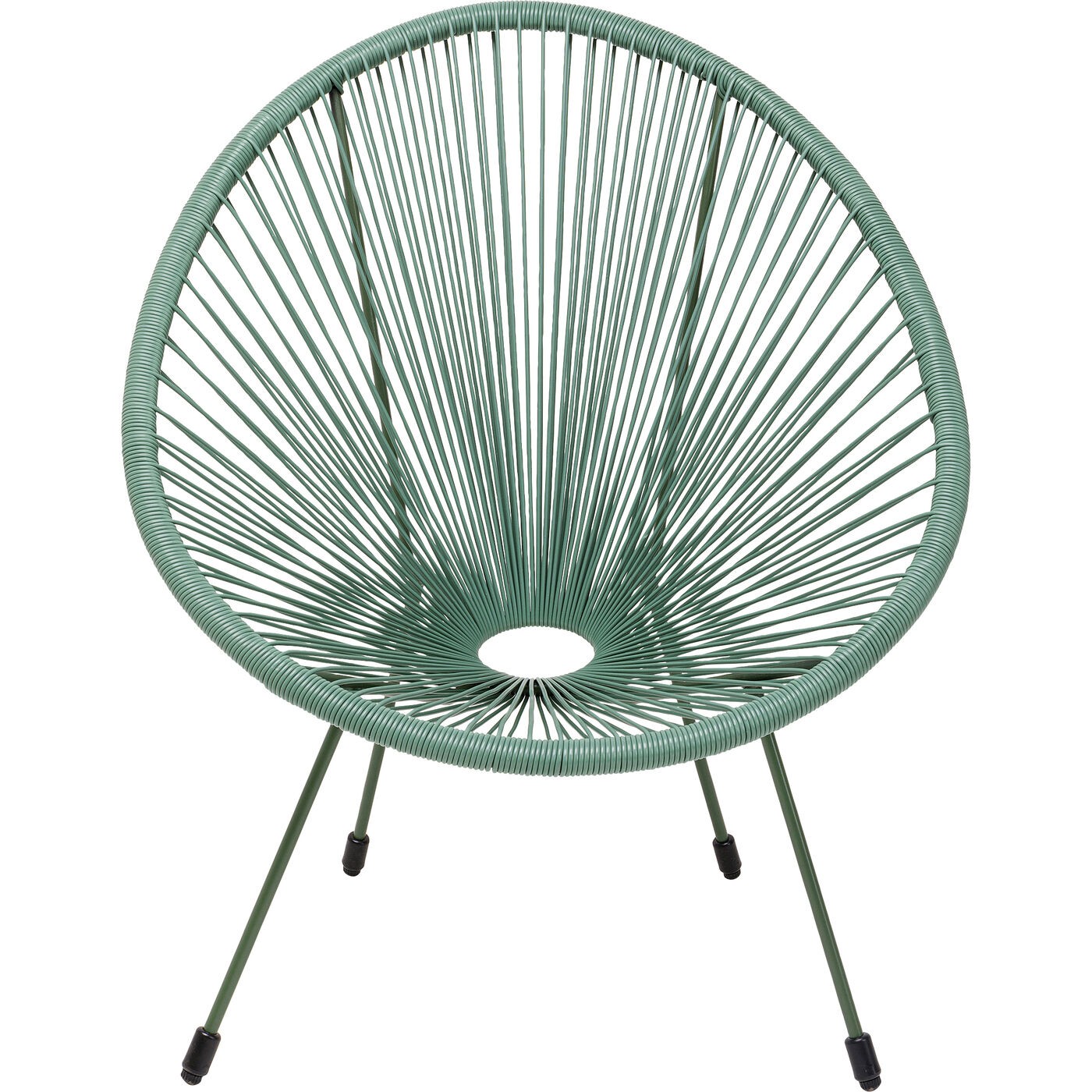 Kare Design Fauteuil de jardin Acapulco Mono vert