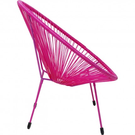 Fauteuil de jardin Acapulco Mono rose Kare Design